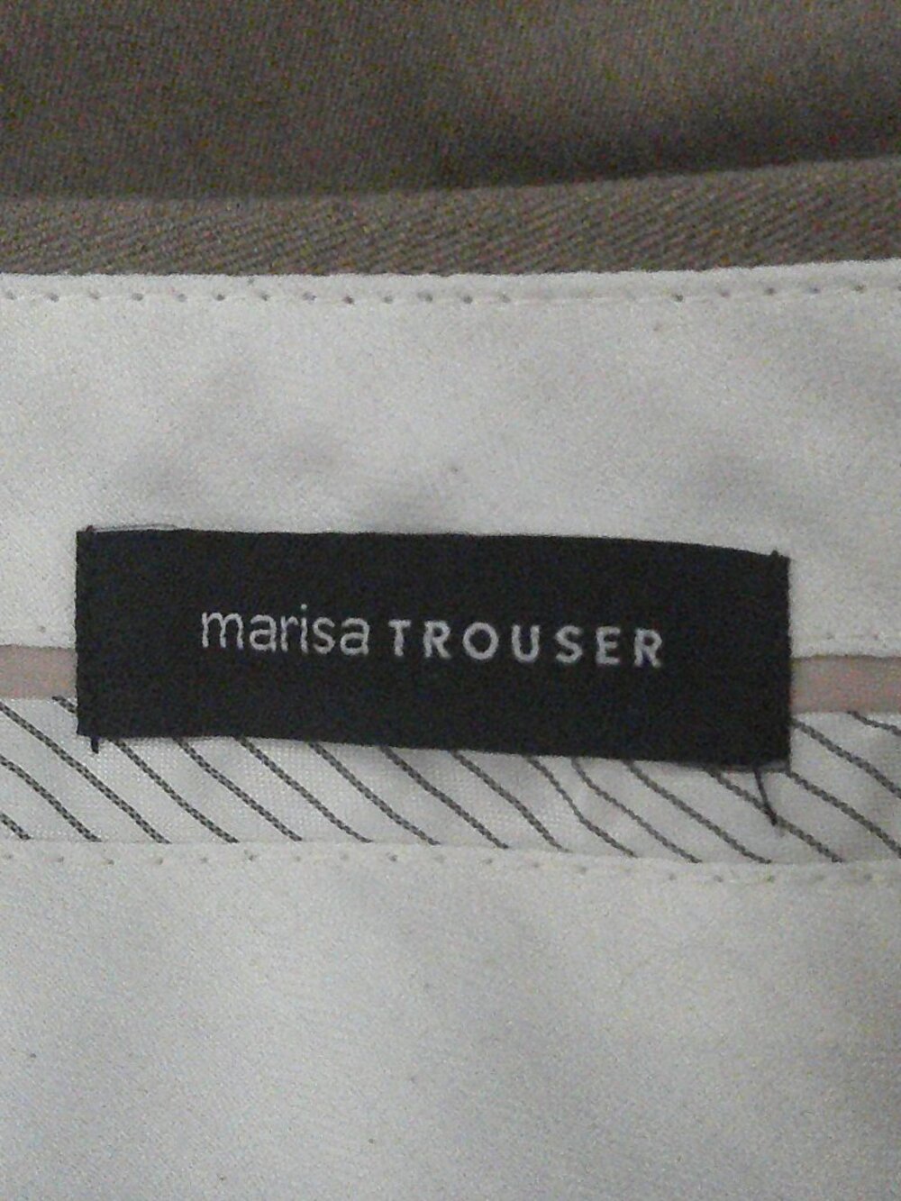 LOFT Women's Marisa Trouser Pants Light Brown Taupe Classic Career - Size 12 EUC - Picture 6 of 7